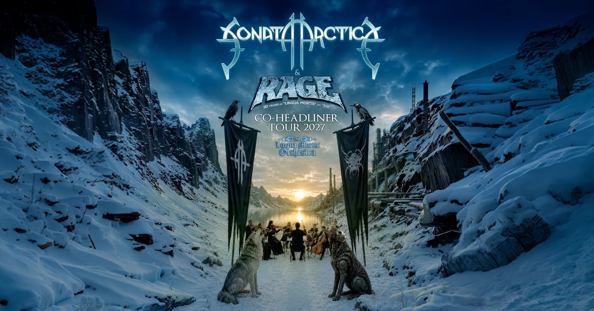 SONATA ARCTICA & RAGE – CO-HEADLINER TOUR 2027