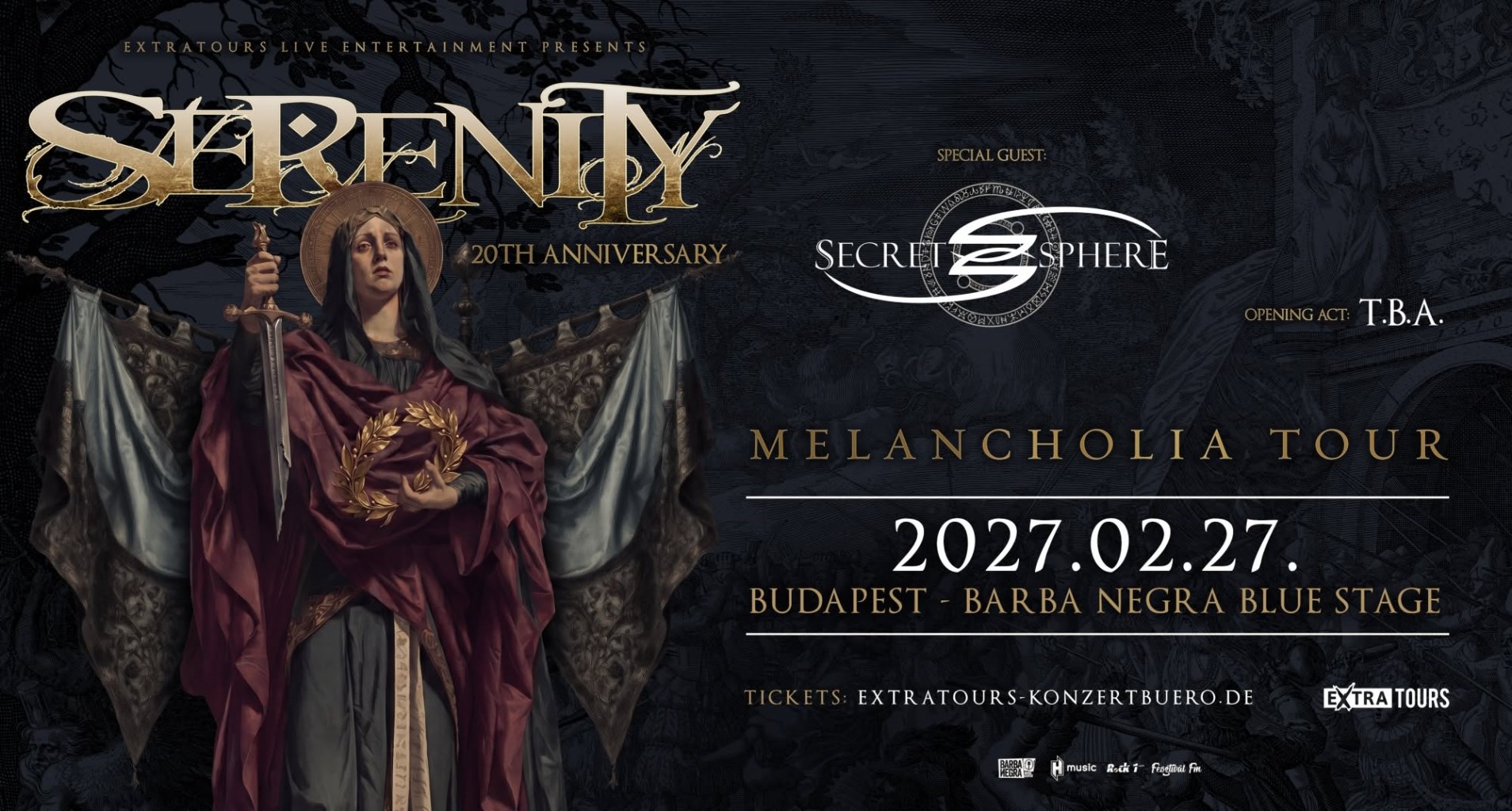SERENITY - MELANCHOLIA TOUR 2027