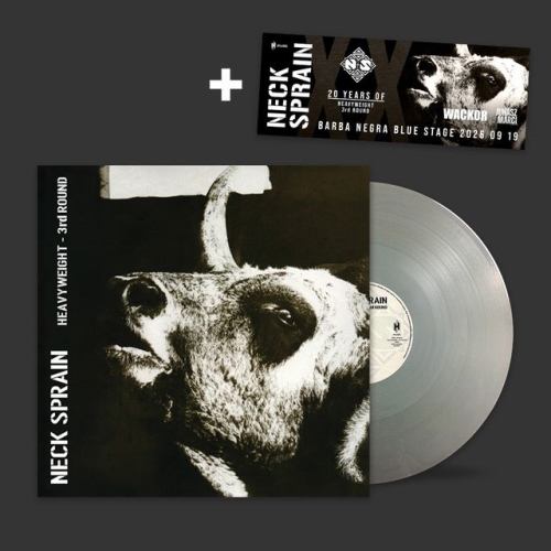 Neck Sprain: Heavyweight - 3rd Round (20 éves jubileumi kiadás) EZÜST LP + Koncertjegy Csomag