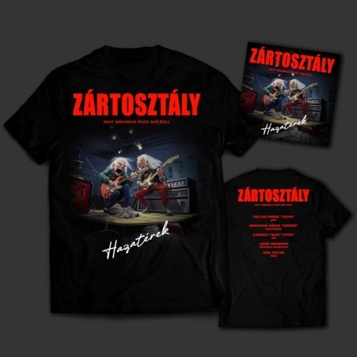 Zártosztály: Hazatérek Dedikált DIGI CD + Póló csomag