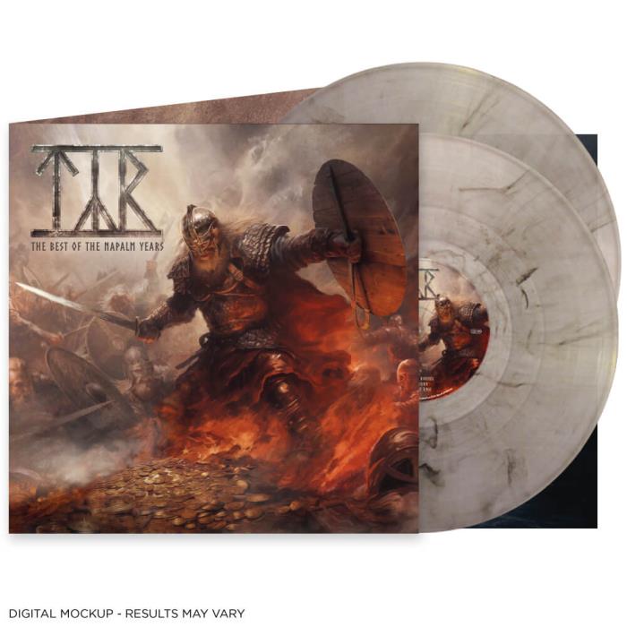Týr: The Best Of The Napalm Years SILVER / BLACK MARBLED 2LP